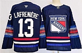 Men's New York Rangers #13 Alexis Lafreniere Navy 2024-25 Stitched Jersey,baseball caps,new era cap wholesale,wholesale hats